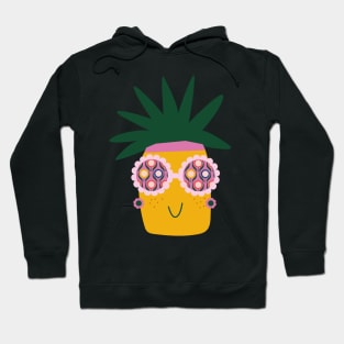 happy pineapple summer time Hoodie